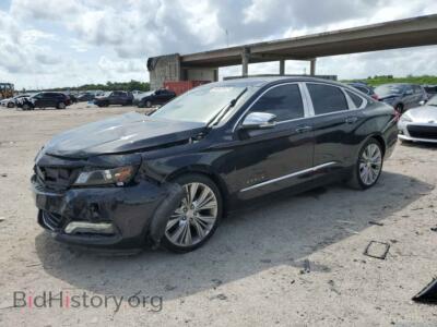 2018 Chevrolet IMPALA Impala PRE, black — VIN 2G1125S34J9107572, Copart