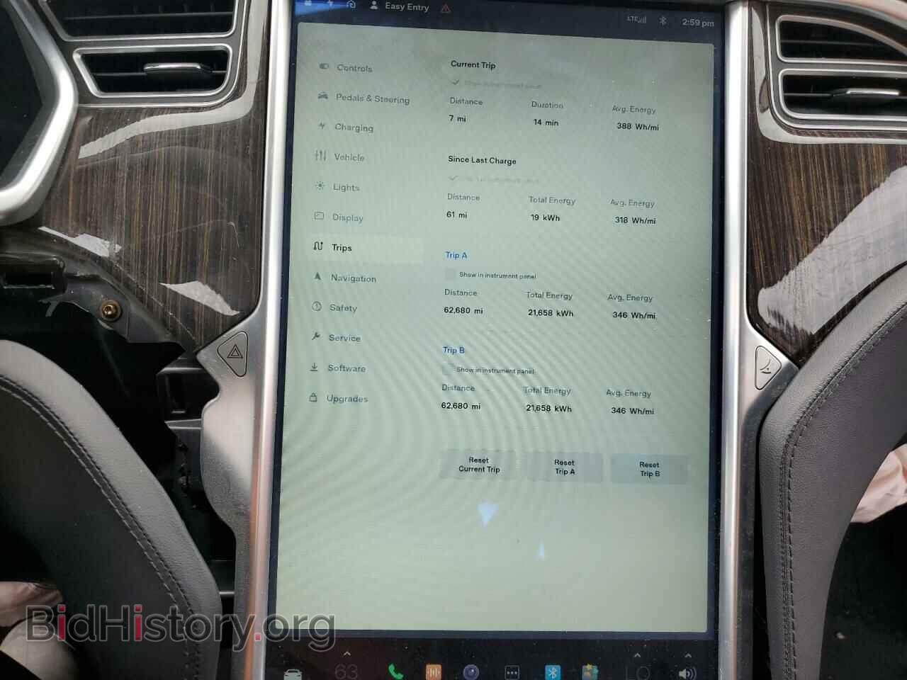 2013 TESLA MODEL S - VIN: 5YJSA1CP9DFP20036 - Photo 9