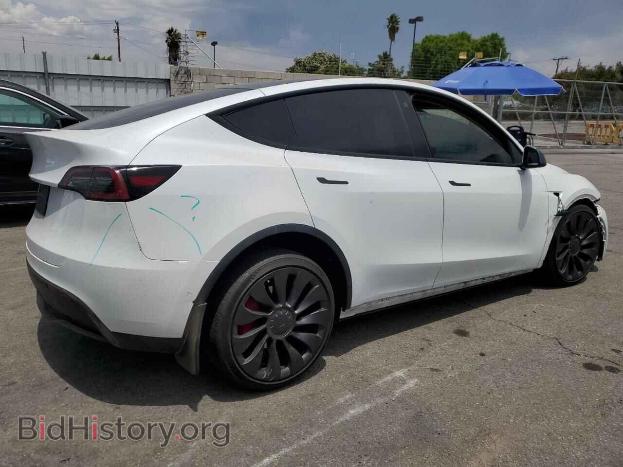2022 TESLA MODEL Y - VIN: 7SAYGDEF6NF343376 - Фото 3
