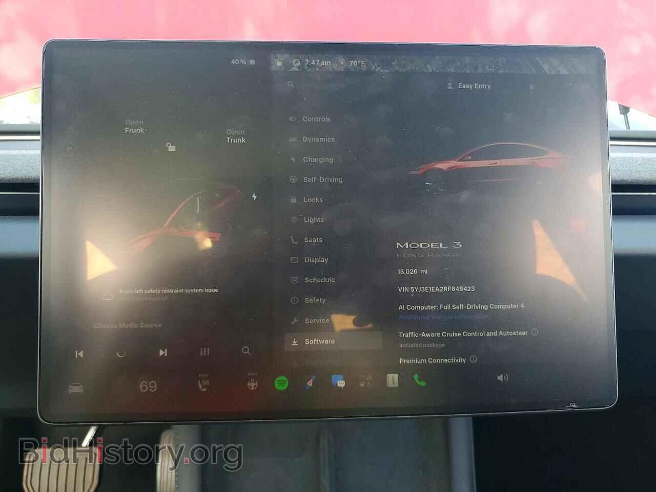 2024 TESLA MODEL 3 - VIN: 5YJ3E1EA2RF849423 - Photo 9