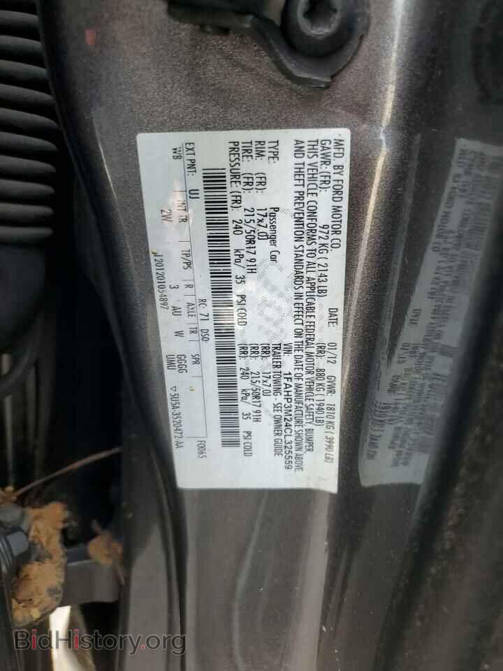 2012 FORD FOCUS - VIN: 1FAHP3M24CL325559 - Фото 12