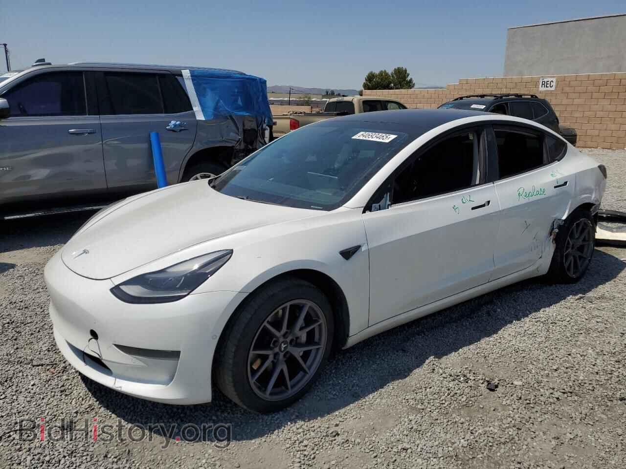 Photo 5YJ3E1EA7MF021277 - TESLA MODEL 3 2021