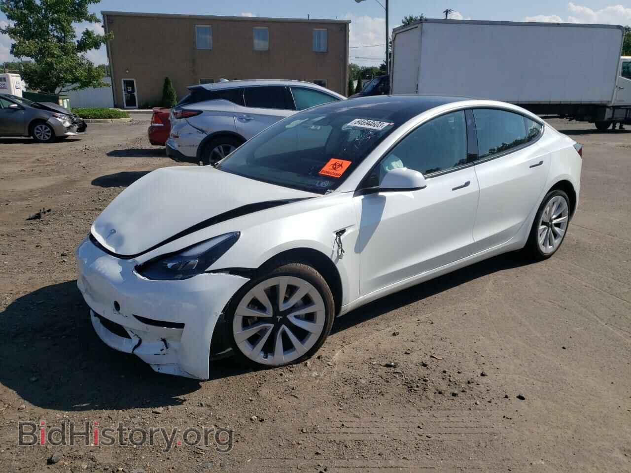 Photo 5YJ3E1EA4NF369913 - TESLA MODEL 3 2022
