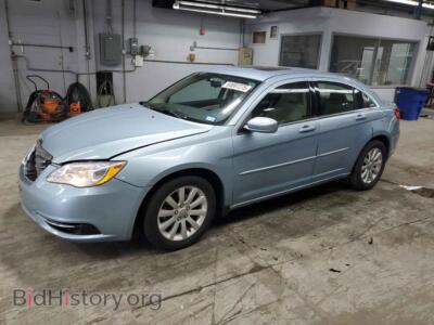 2012 Chrysler 200 Touring, blue — VIN 1C3CCBBB6CN204831, Copart