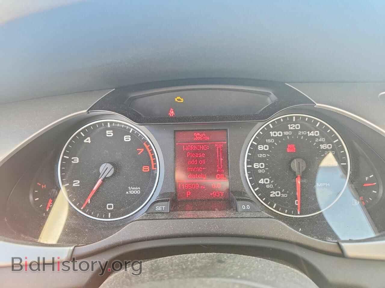 2012 AUDI A4 - VIN: WAUBFAFL7CA094775 - Фото 9