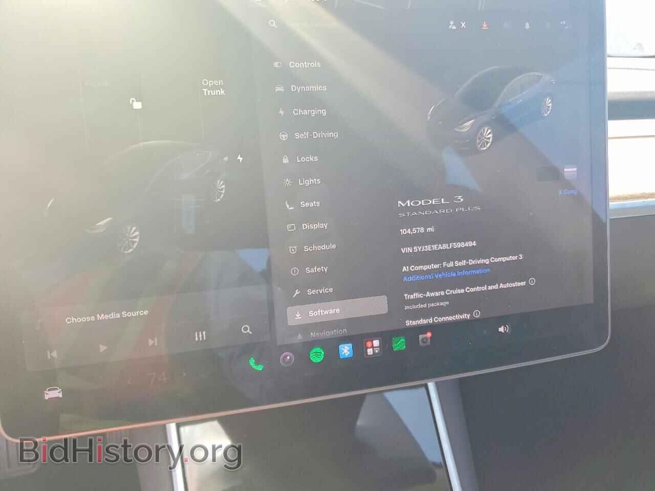 2020 TESLA MODEL 3 - VIN: 5YJ3E1EA8LF598494 - Photo 9