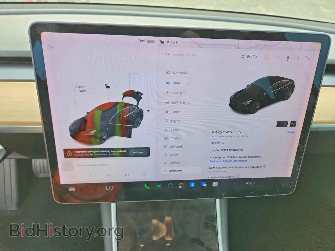 2019 TESLA MODEL 3 - VIN: 5YJ3E1EA3KF416070 - Photo 9