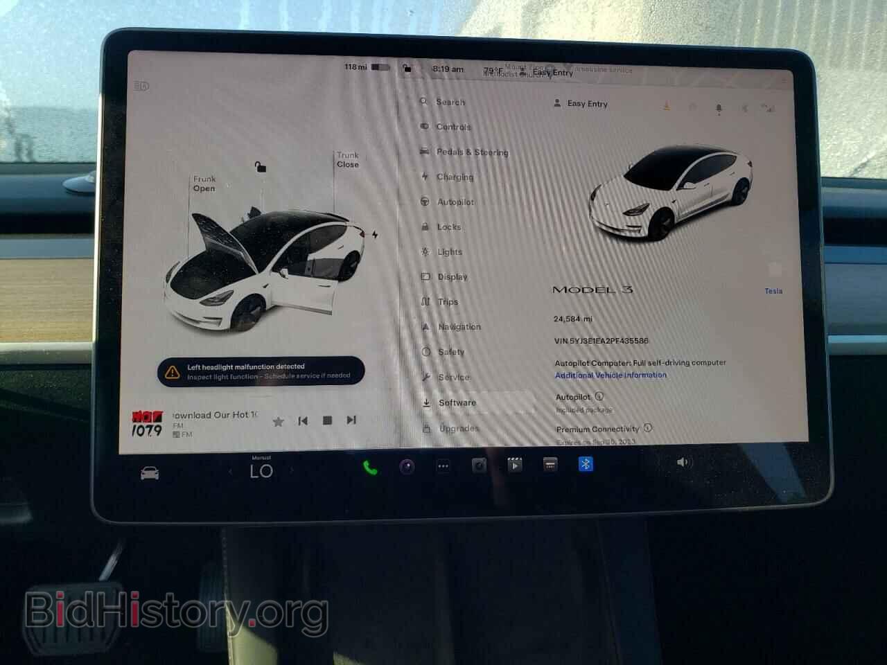 2023 TESLA MODEL 3 - VIN: 5YJ3E1EA2PF435586 - Фото 9