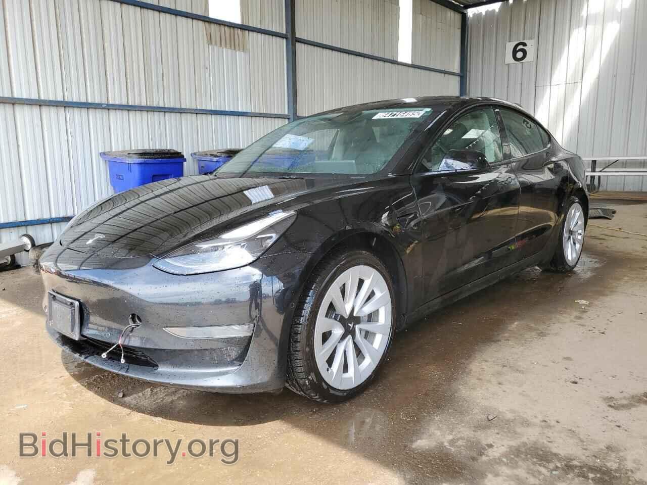 Photo 5YJ3E1EA7NF371736 - TESLA MODEL 3 2022
