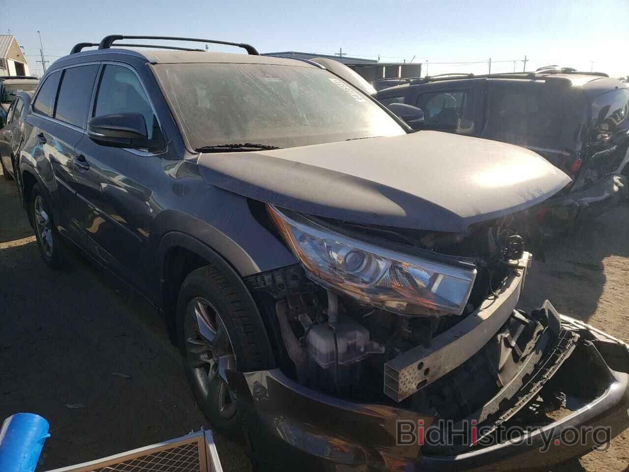 Photo 5TDDKRFHXFS184138 - TOYOTA HIGHLANDER 2015