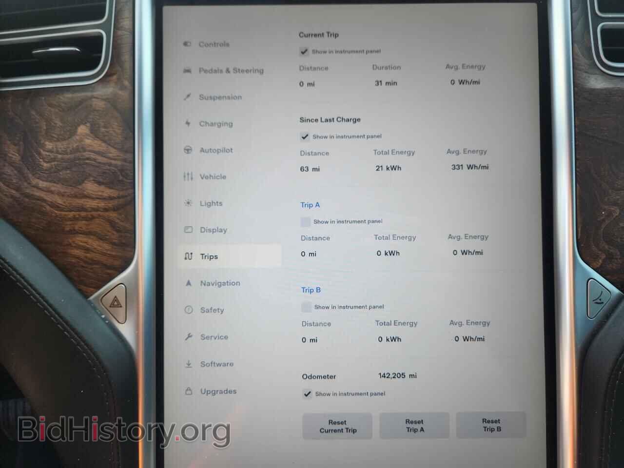 2017 TESLA MODEL S - VIN: 5YJSA1E20HF199831 - Фото 9