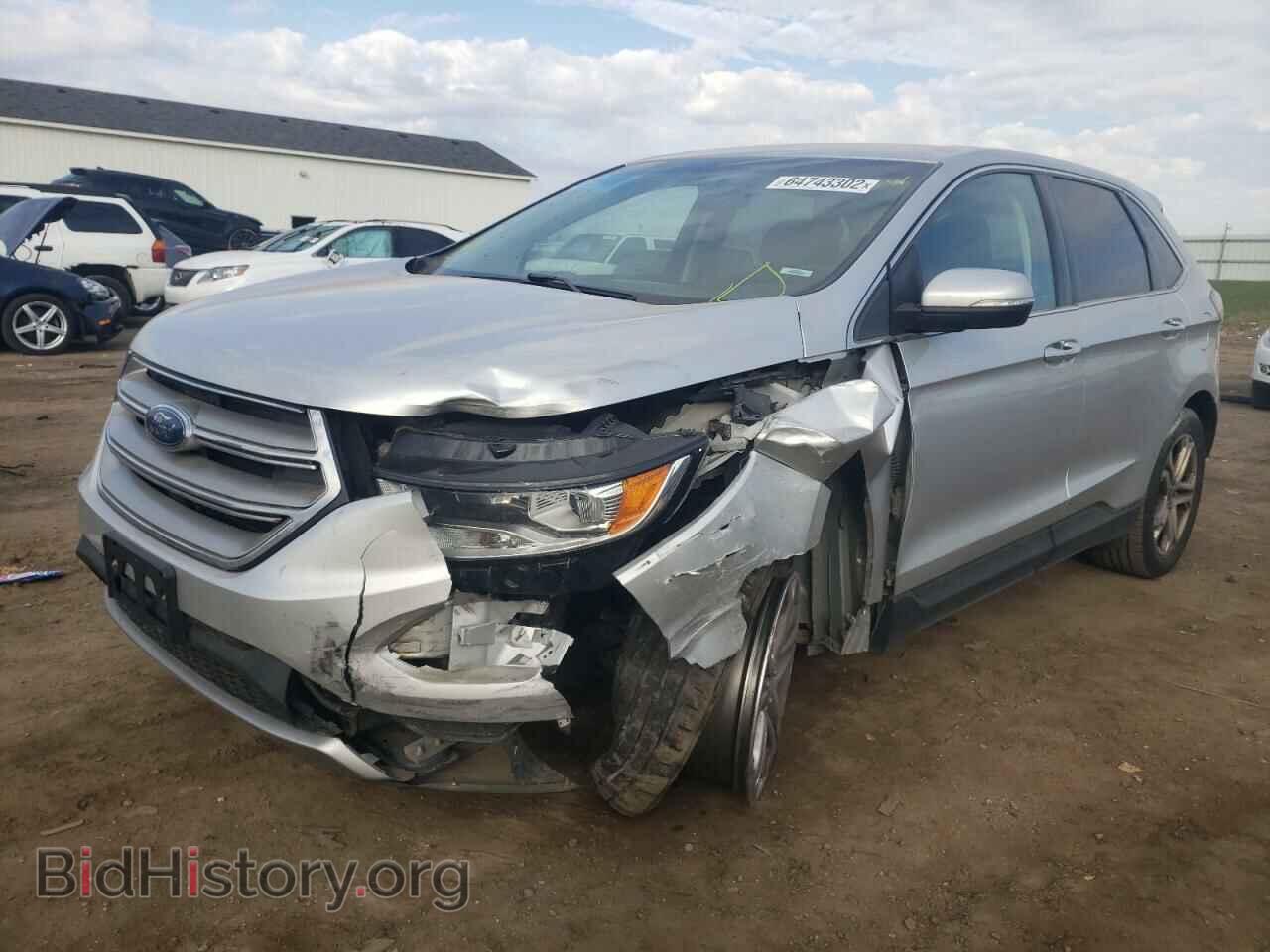 2015 FORD EDGE - VIN: 2FMTK4K98FBB16446 - Фото 2