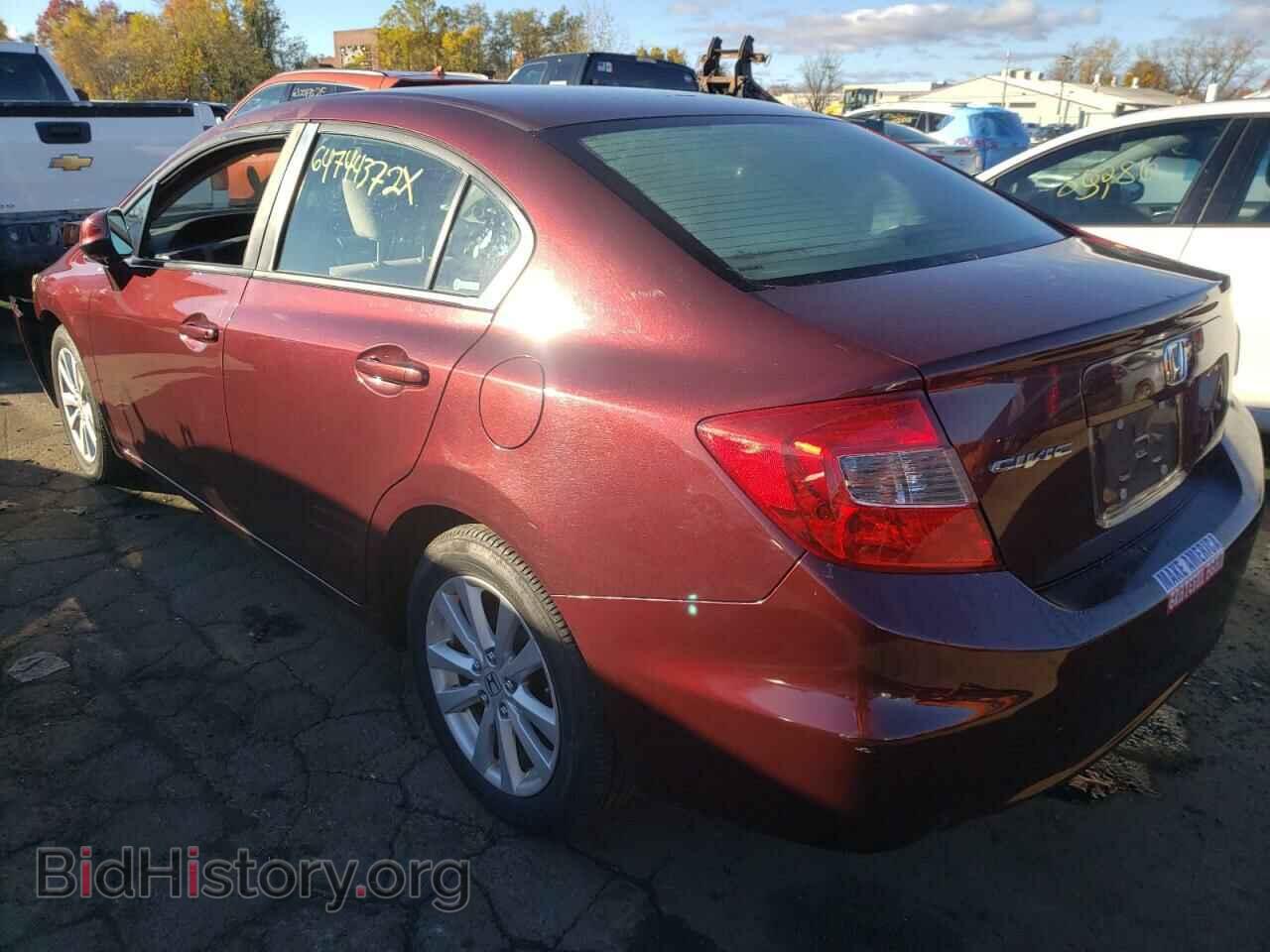 2012 HONDA CIVIC - VIN: 19XFB2F82CE343255 - Фото 3