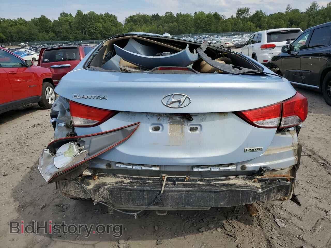 2012 HYUNDAI ELANTRA - VIN: KMHDH4AE6CU320511 - Фото 6