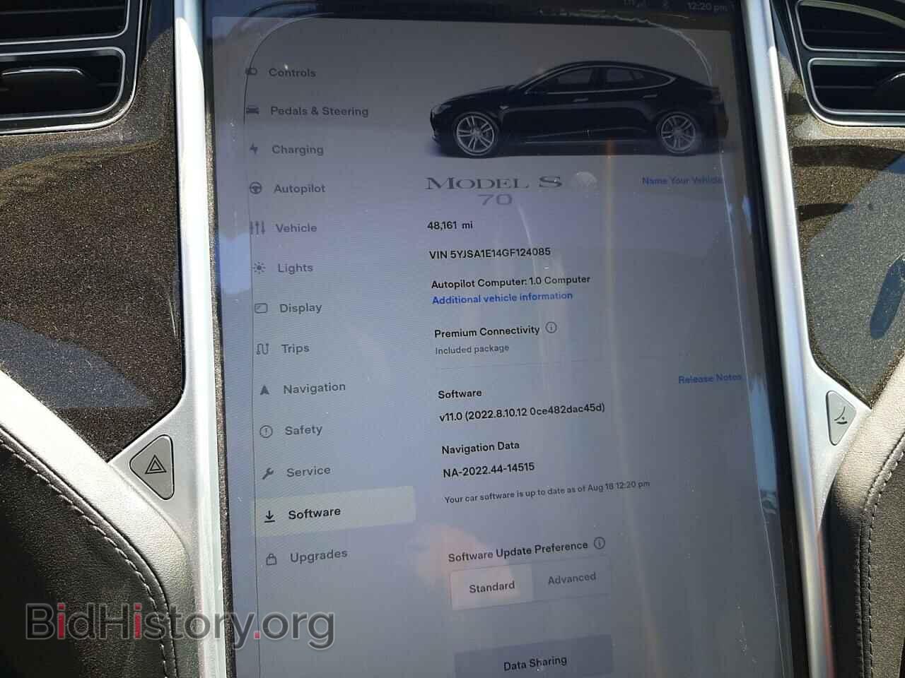 2016 TESLA MODEL S - VIN: 5YJSA1E14GF124085 - Фото 9