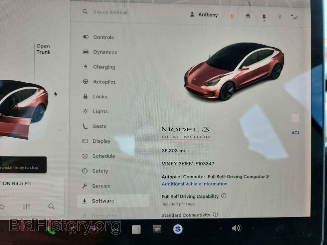 2018 TESLA MODEL 3 - VIN: 5YJ3E1EB1JF103347 - Photo 9