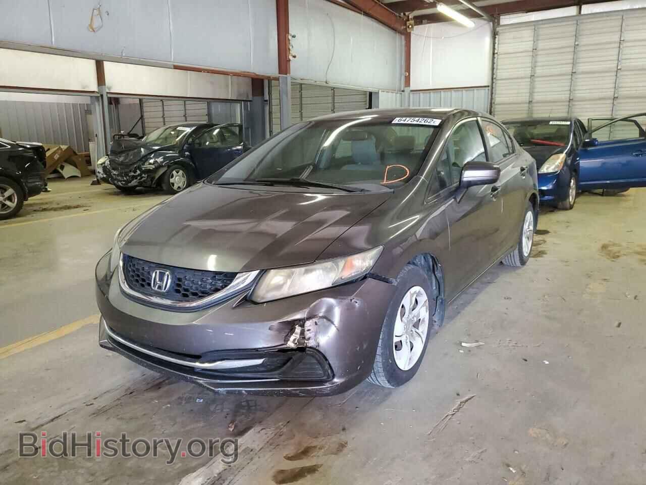 2014 HONDA CIVIC - VIN: 2HGFB2F57EH512944 - Фото 2