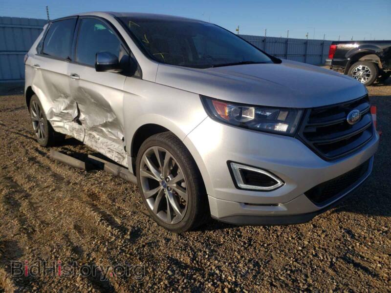 2016 Ford EDGE Edge Sport (VIN 2FMPK4AP5GBB69074) — фото 1 из 10, Copart, повреждение: бок