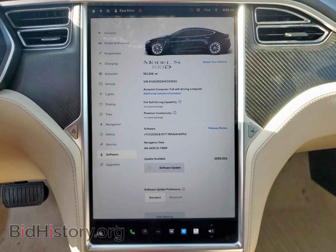2017 TESLA MODEL S - VIN: 5YJSA1E23HF233633 - Photo 9