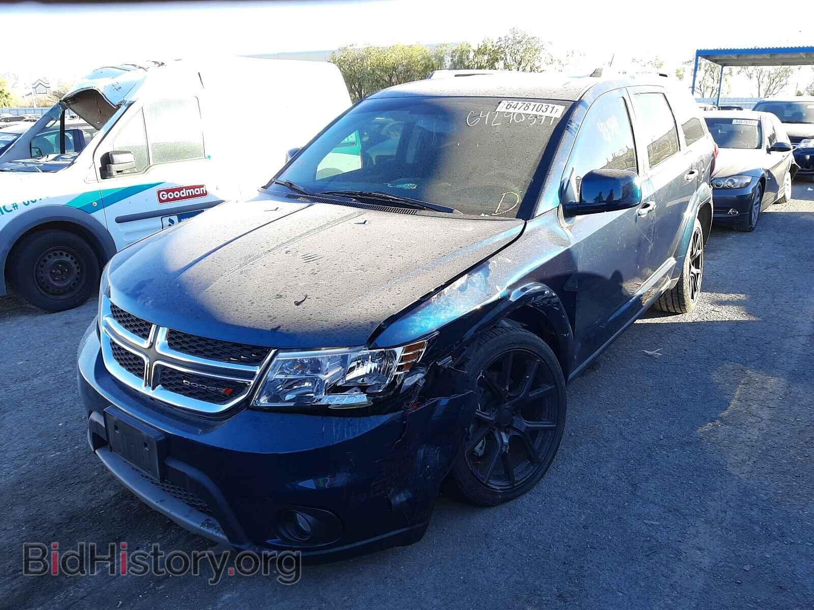 2013 DODGE JOURNEY - VIN: 3C4PDCDG3DT730750 - Фото 2
