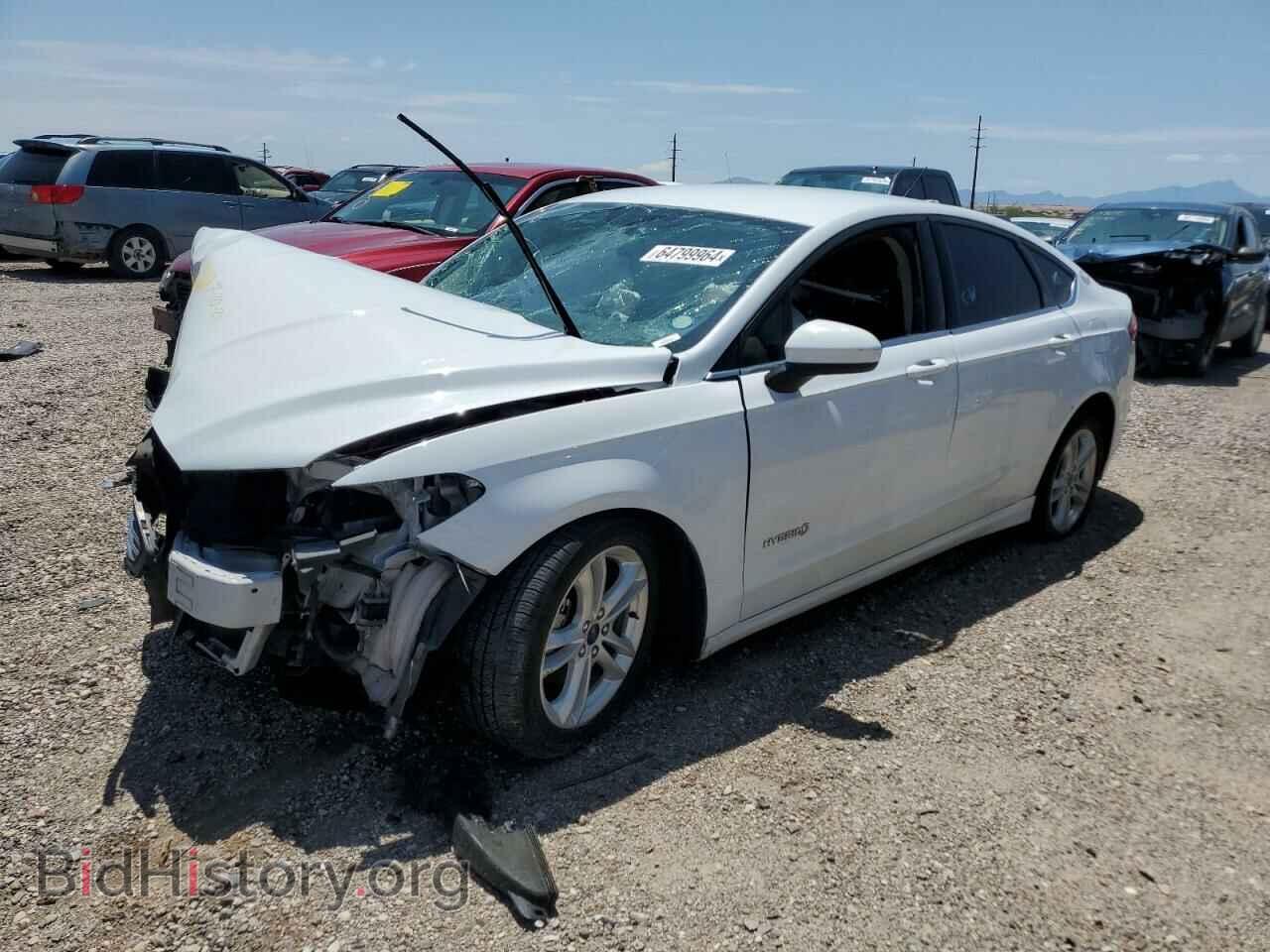 Photo 3FA6P0LU9JR173494 - FORD FUSION 2018