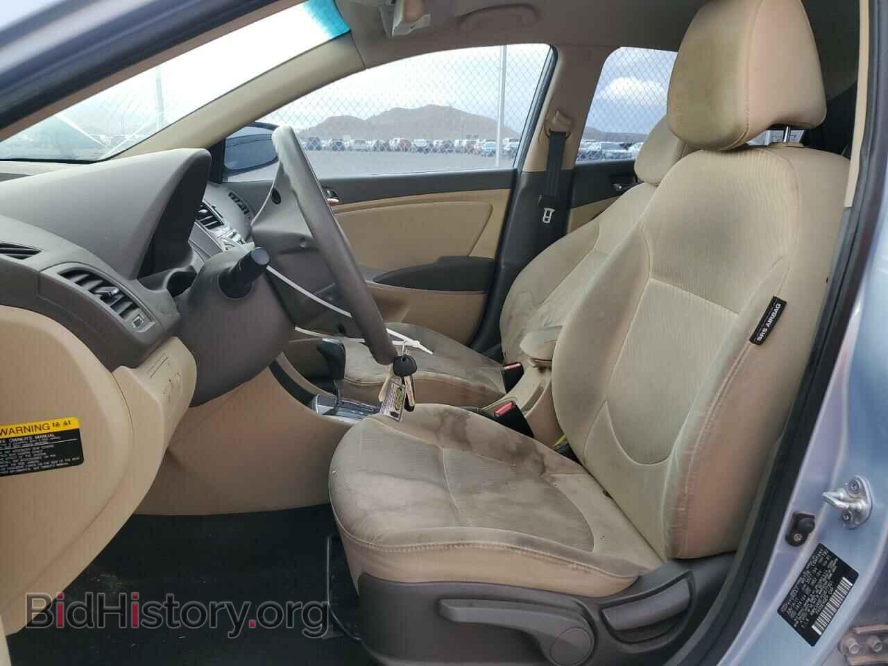 2012 HYUNDAI ACCENT - VIN: KMHCU4AE7CU077301 - Фото 7