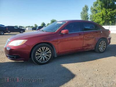 2012 Chrysler 200 TOURING, красный — VIN 1C3CCBBB0CN236237, Copart
