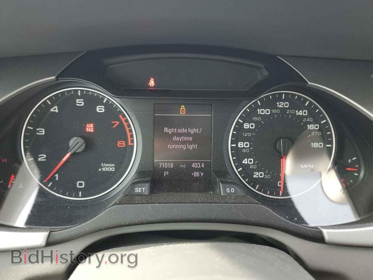 2012 AUDI A4 - VIN: WAUEFAFL9CA111234 - Фото 9