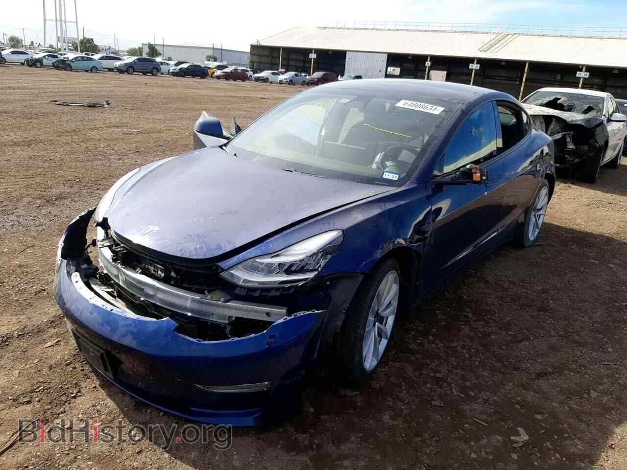 2019 TESLA MODEL 3 - VIN: 5YJ3E1EAXKF357700 - Фото 2
