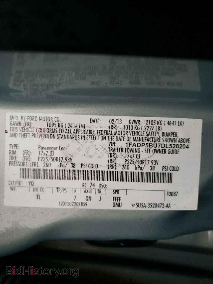 2013 FORD CMAX - VIN: 1FADP5BU7DL528204 - Photo 10