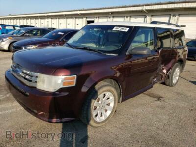 2010 Ford FLEX Flex SE, maroon — VIN 2FMGK5BC4ABA91055, Copart