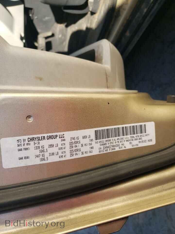 2010 DODGE CARAVAN - VIN: 2D4RN4DE7AR443343 - Фото 10