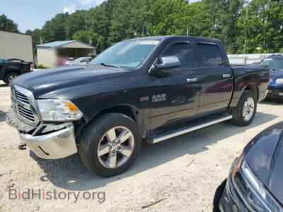 2015 RAM 1500 SLT, черный — VIN 1C6RR7LT3FS751772, Copart