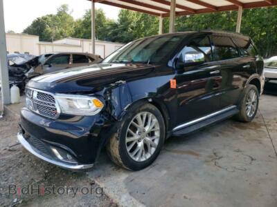 2017 Dodge DURANGO SXT, черный — VIN 1C4RDHAG3HC677141, Copart