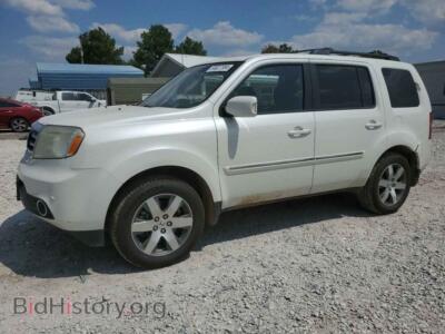 2014 Honda PILOT Touring, white — VIN 5FNYF4H98EB015348, Copart
