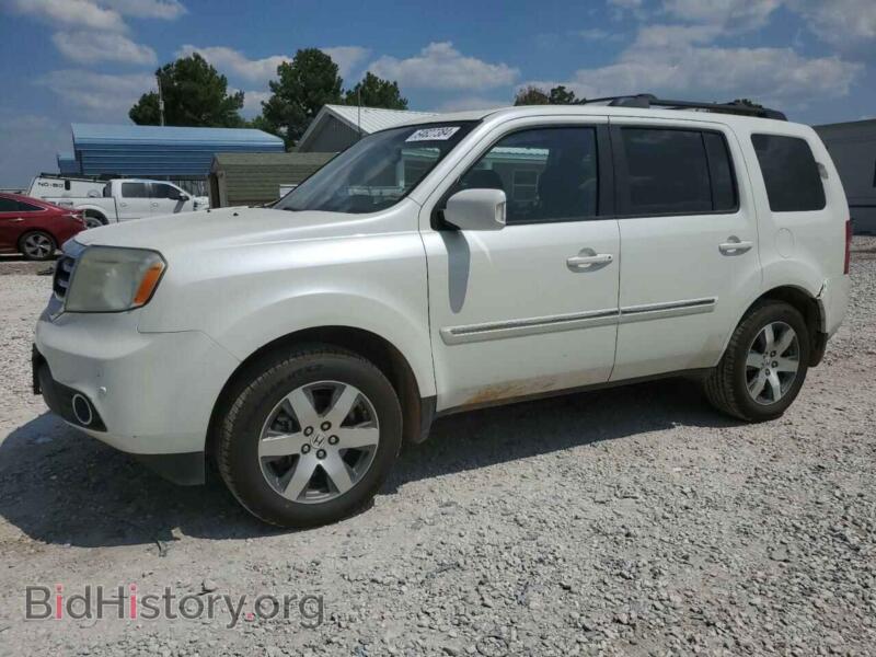 2014 Honda PILOT Touring (VIN 5FNYF4H98EB015348) — photo 1 of 13, Copart, damage: side