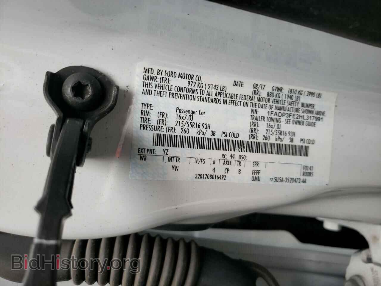 2017 FORD FOCUS - VIN: 1FADP3FE2HL317991 - Photo 10