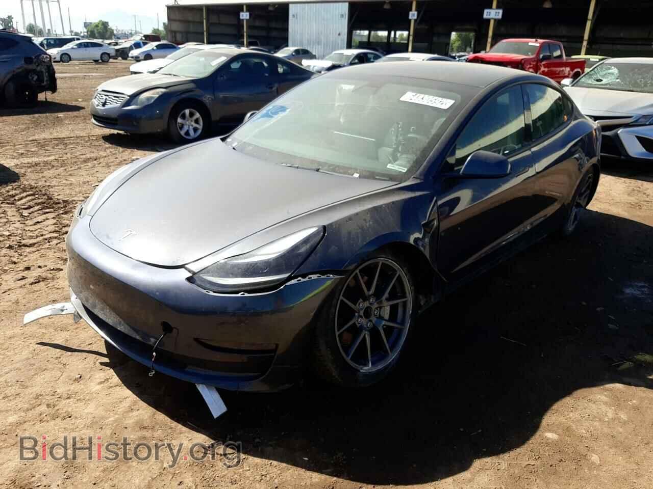 Photo 5YJ3E1EA2MF092287 - TESLA MODEL 3 2021