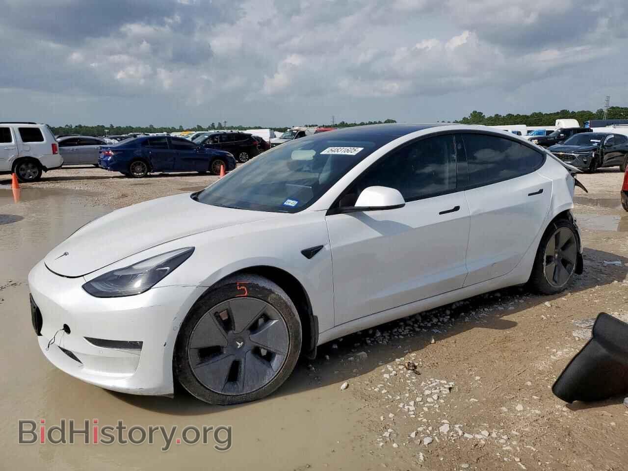 Фотография 5YJ3E1EB5NF195536 - TESLA MODEL 3 2022