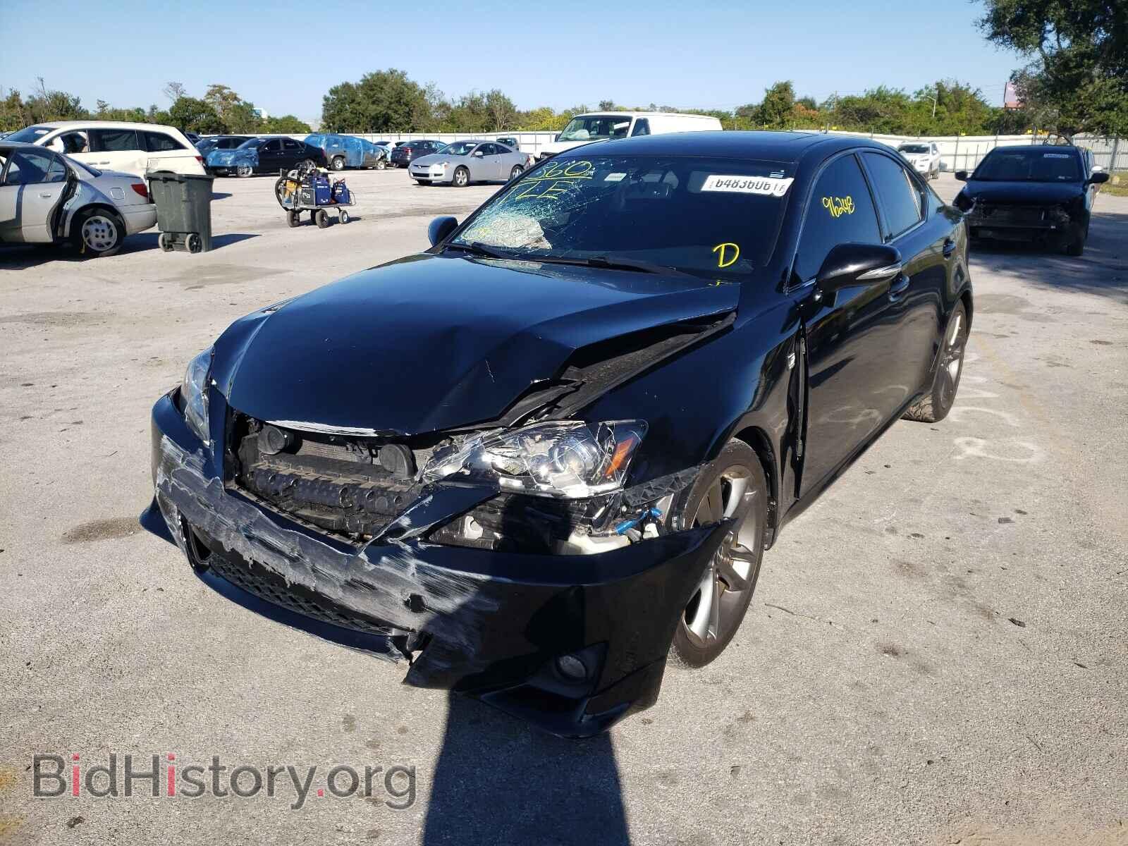2012 LEXUS IS - VIN: JTHBF5C20C5182869 - Фото 2
