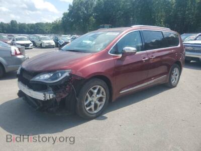 2017 Chrysler PACIFICA Limited, темно-бордовый — VIN 2C4RC1GG4HR565151, Copart