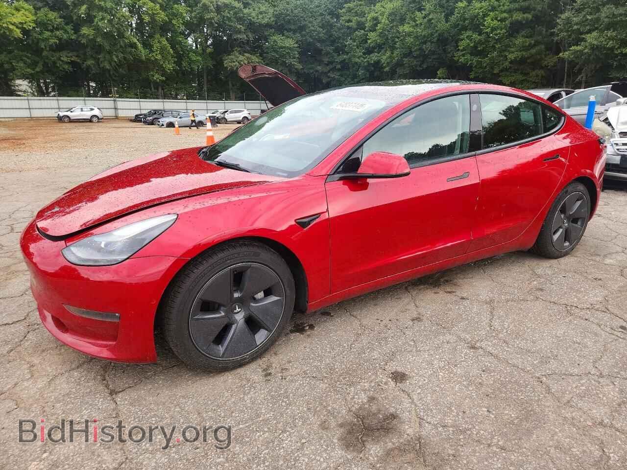 Photo 5YJ3E1EA0NF187173 - TESLA MODEL 3 2022