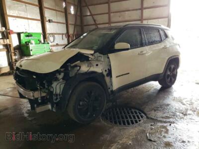 2021 Jeep COMPASS Compass LA, white — VIN 3C4NJDBB7MT586763, Copart