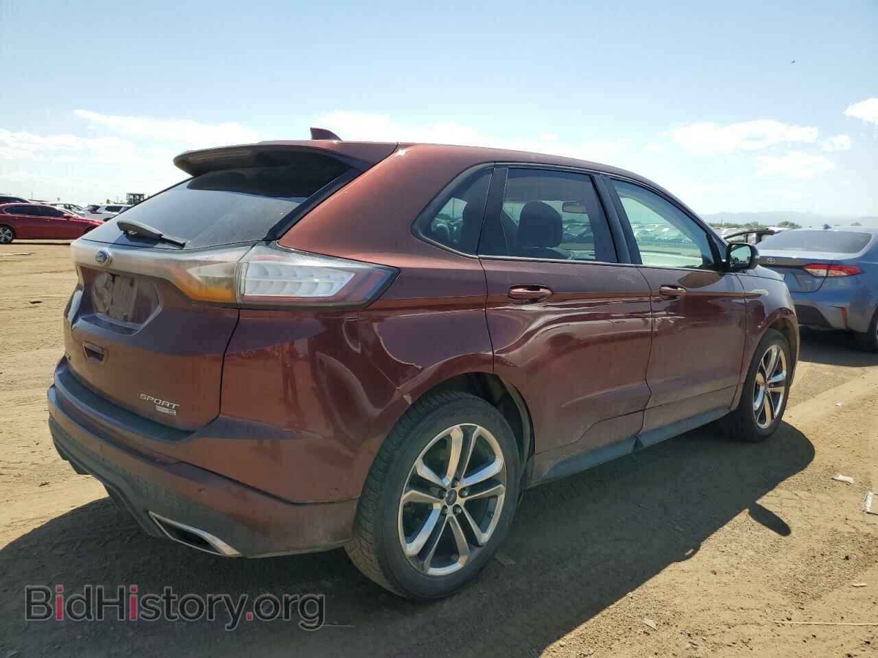 2015 FORD EDGE - VIN: 2FMTK4AP8FBB47597 - Фото 3