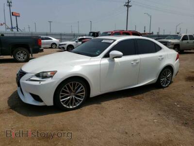 2014 Lexus IS 250, белый — VIN JTHCF1D21E5002751, Copart