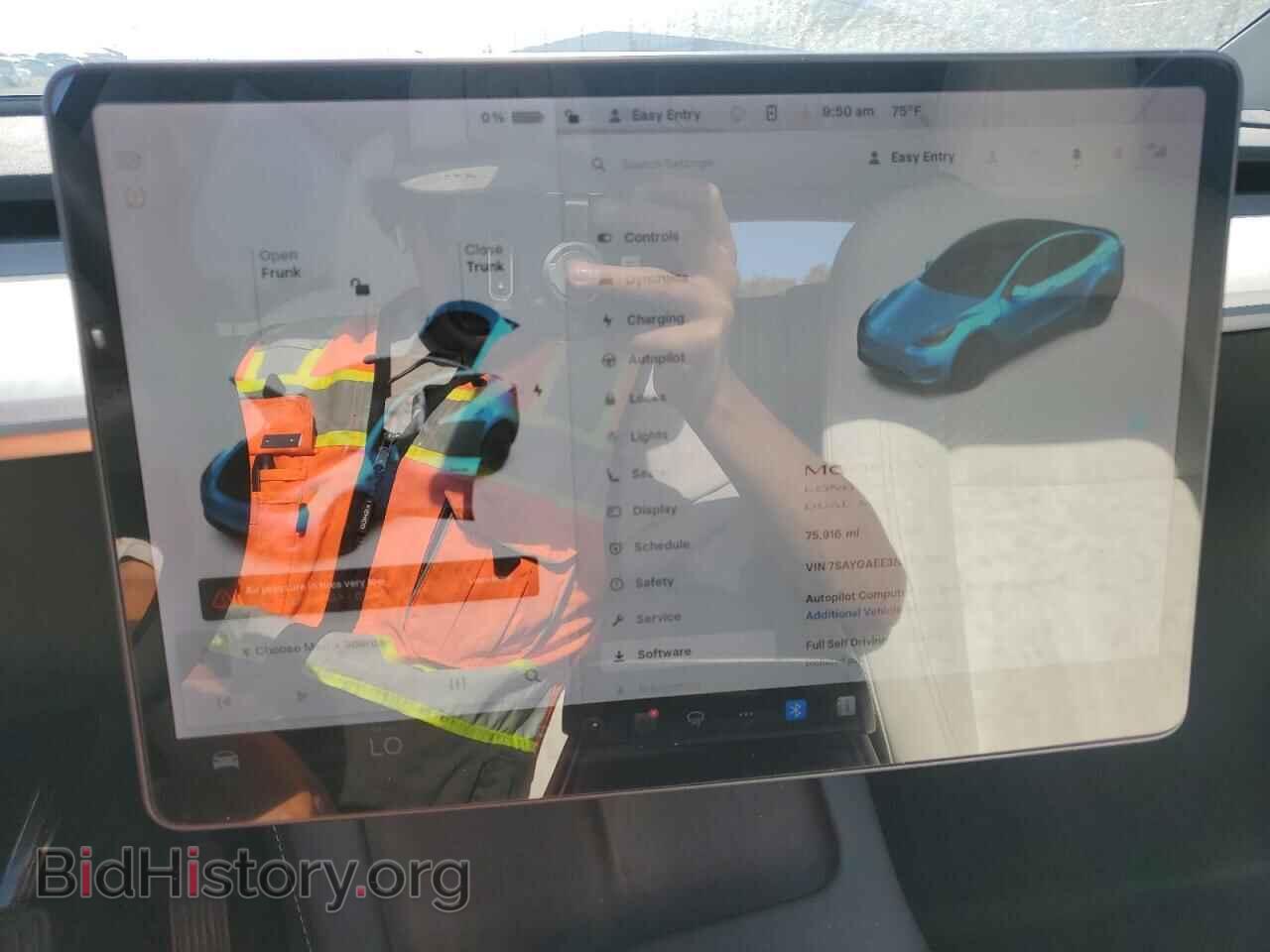 2022 TESLA MODEL Y - VIN: 7SAYGAEE3NF337864 - Фото 9