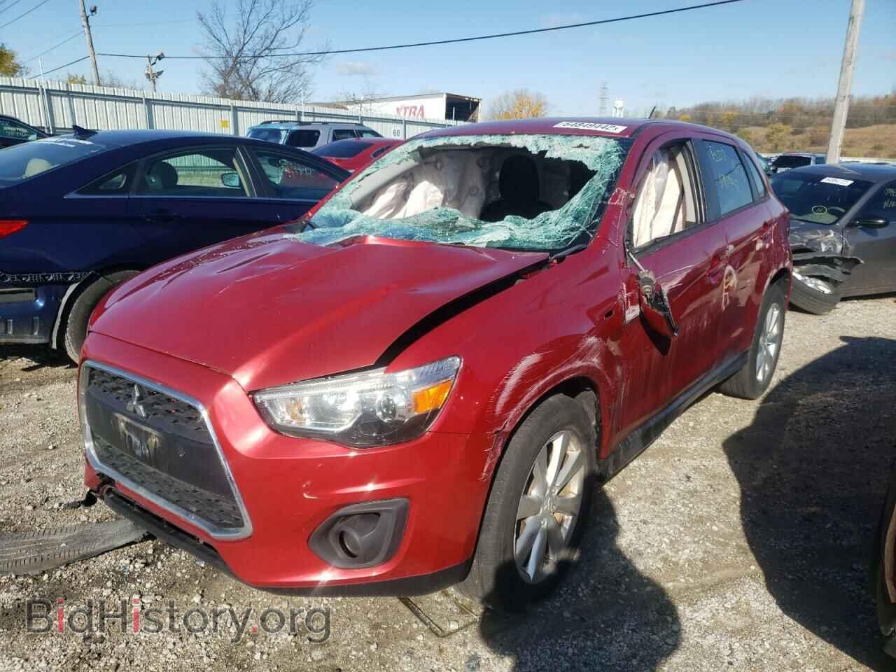 2015 MITSUBISHI OUTLANDER - VIN: 4A4AP3AW9FE029537 - Фото 2