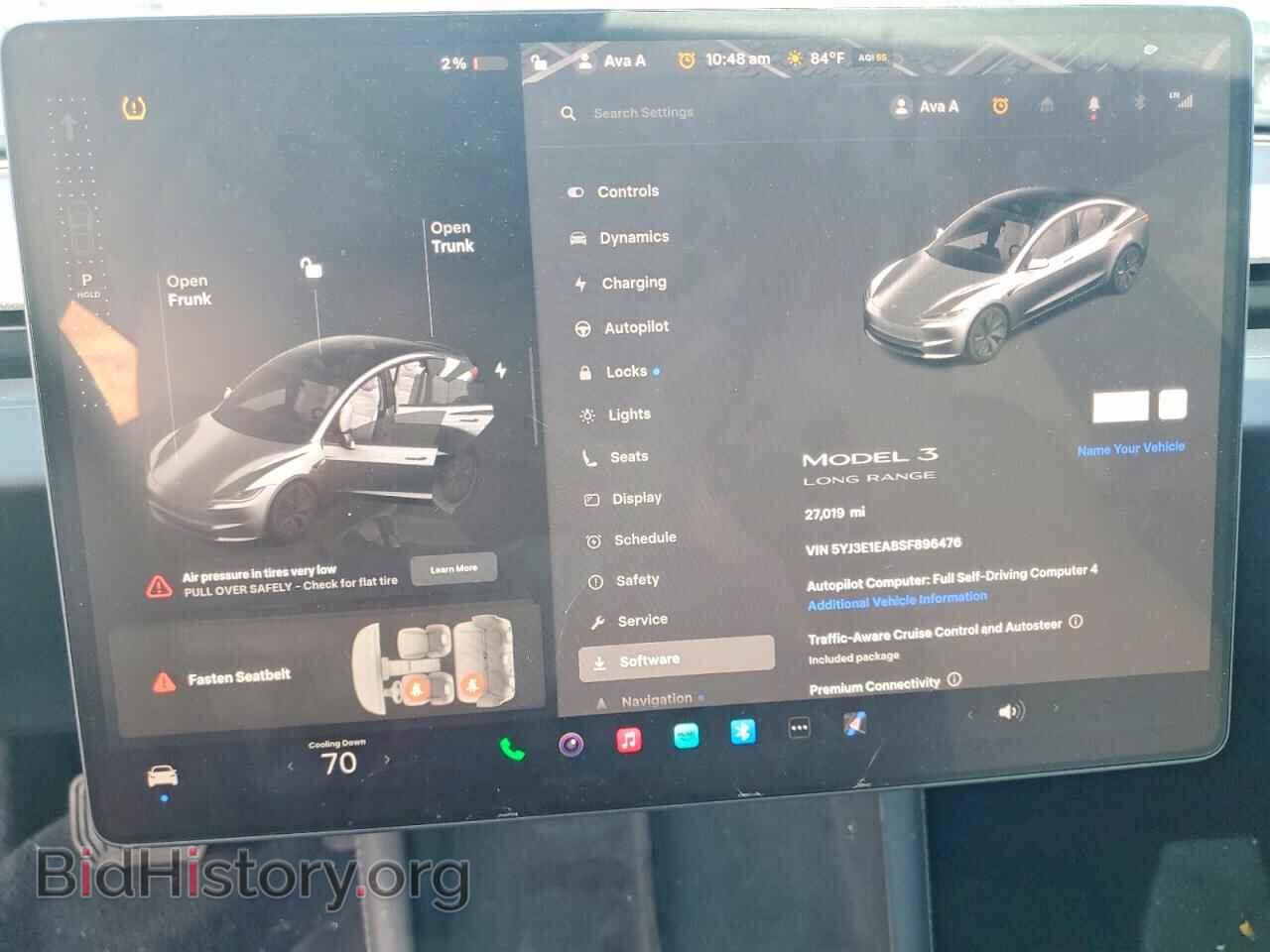 2025 TESLA MODEL 3 - VIN: 5YJ3E1EA8SF896476 - Photo 9
