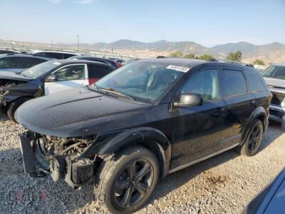 2020 Dodge JOURNEY CROSSROAD, черный — VIN 3C4PDCGB7LT201199, Copart