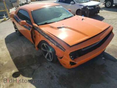 2014 Dodge CHALLENGER, orange — VIN 2C3CDYBT2EH144602, Copart